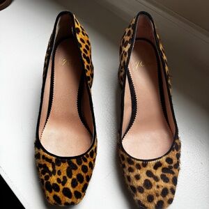 JCrew Lepoard Heels